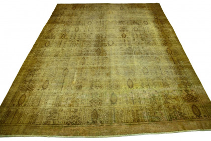 Vintage Rug Green Olive in 390x300cm (1 / 3)