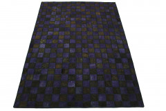 Patchwork Rug Purple Olive in 250x170cm