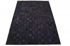 Patchwork Teppich Lila Oliv in 250x170cm