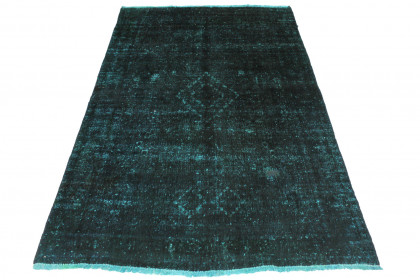 Vintage Teppich Blau Türkis in 200x120cm