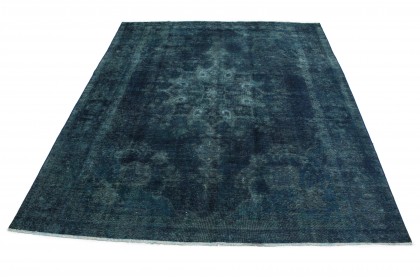 Vintage Teppich blau petrol in 370x300cm (1 / 4)