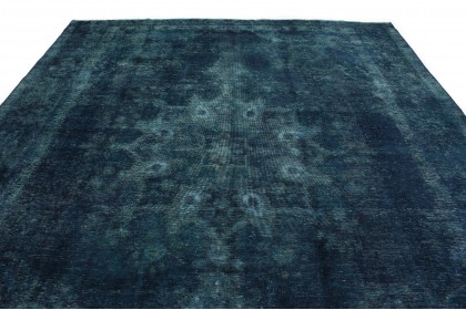 Vintage Teppich blau petrol in 370x300cm (3 / 4)