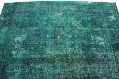 Vintage Teppich Grün Türkis in 310x200cm (10 / 11)