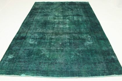 Vintage Teppich Grün Türkis in 310x200cm (2 / 11)