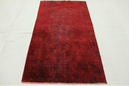 Vintage Teppich Rot in 190x110cm (2 / 6)