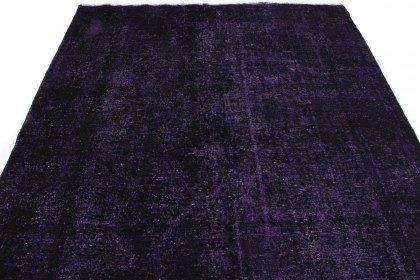 Vintage Teppich Lila Schwarz in 290x210cm (4 / 7)