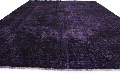 Vintage Teppich Lila Schwarz in 290x210cm (5 / 7)