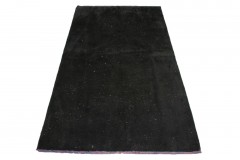 Vintage Teppich Schwarz in 190x110cm