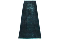 Vintage Teppich Blau in 290x90cm
