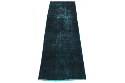 Vintage Teppich Blau in 290x90cm (1 / 8)