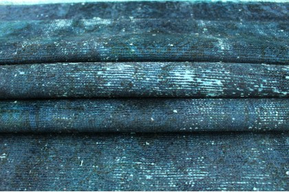 Vintage Teppich Blau in 290x90cm (4 / 8)