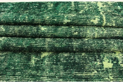 Vintage Teppich Läufer Grün in 260x100cm (4 / 8)