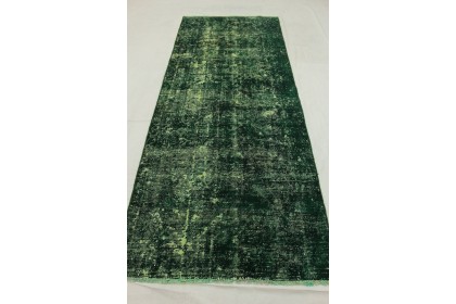 Vintage Teppich Läufer Grün in 260x100cm (5 / 8)
