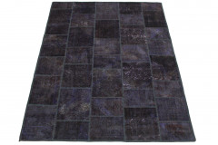 Patchwork Teppich Lila Violett in 200x150cm
