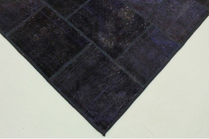 Patchwork Teppich Lila Violett in 200x150cm (2 / 6)