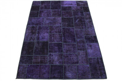 Patchwork Rug Purple Violet in 240x170cm