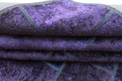 Patchwork Teppich Lila Violett in 240x170cm (6 / 6)
