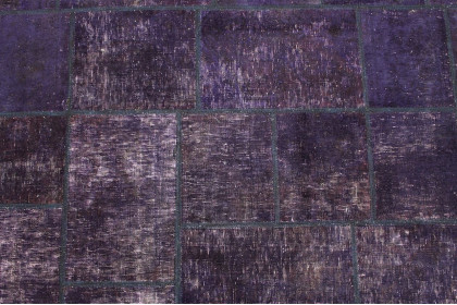 Patchwork Rug Purple Violet in 240x170cm (4 / 5)