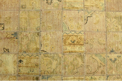 Patchwork Teppich Beige in 210x160cm (2 / 5)