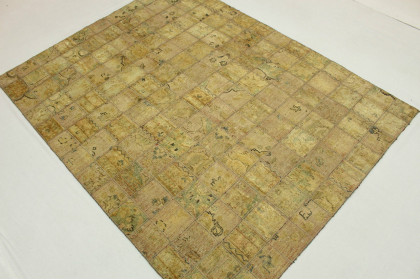 Patchwork Teppich Beige in 210x160cm (3 / 5)