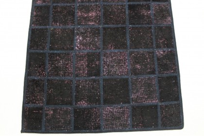 Patchwork Teppich Läufer Schwarz Rosa in 310x90cm (6 / 9) Patchwork Teppich Läufer Schwarz Rosa in 310x90cm (6 / 9)