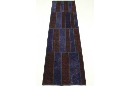 Patchwork Rug Runner Red Purple in 300x80cm (2 / 9)