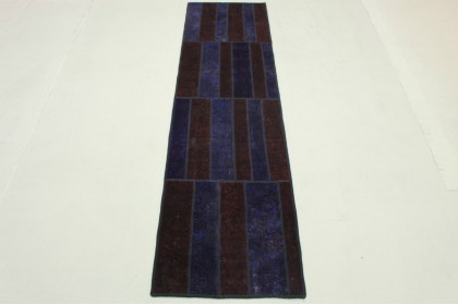 Patchwork Rug Runner Red Purple in 300x80cm (3 / 9)