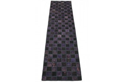 Patchwork Rug Runner Purple Rose in 310x80cm