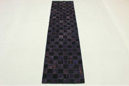 Patchwork Rug Runner Purple Rose in 310x80cm (4 / 9)