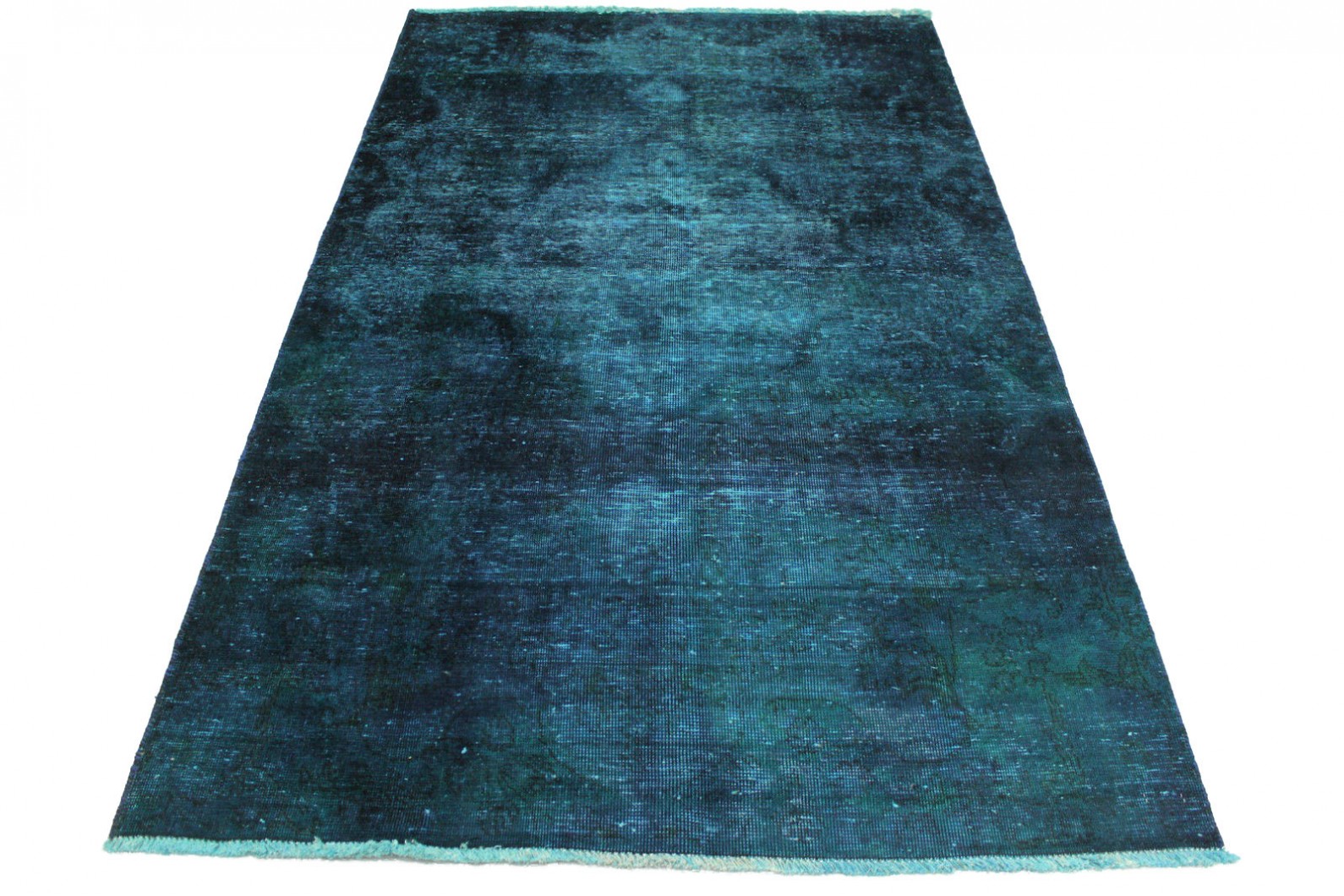 Vintage Teppich Blau in 230x140cm (1 / 6) Vintage Teppich Blau in 230x140cm (1 / 6)