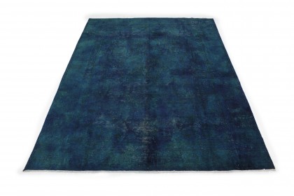 Vintage Teppich Blau Türkis in 390x280cm