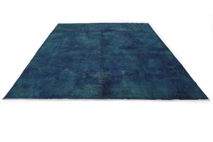 Vintage Teppich Blau Türkis in 390x280cm (2 / 6)