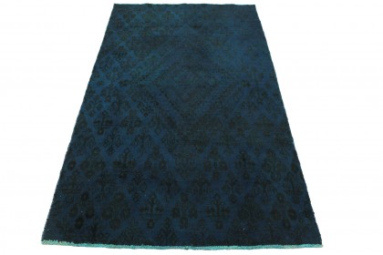 Vintage Teppich Blau in 200x120cm (1 / 5) Vintage Teppich Blau in 200x120cm (1 / 5)