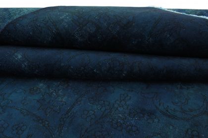 Vintage Teppich Blau in 300x200cm (6 / 6)