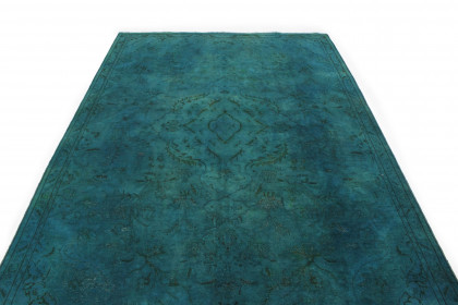 Vintage Teppich Grün in 300x200cm (4 / 7)