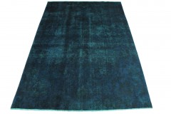 Vintage Teppich Blau in 300x210cm