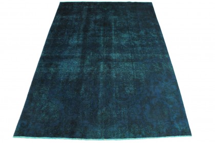 Vintage Teppich Blau in 300x210cm