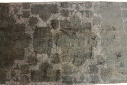 Vintage Rug Runner Black in 360x90cm (6 / 9)