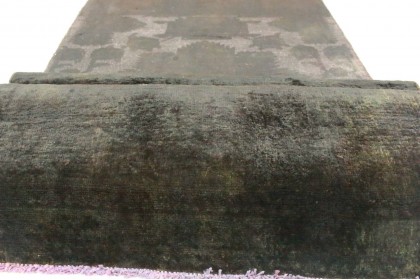 Vintage Rug Runner Black in 360x90cm (8 / 9)