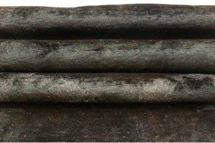 Vintage Rug Runner Black in 360x90cm (9 / 9)