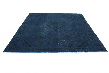 Vintage Teppich Blau in 290x280cm (2 / 7)