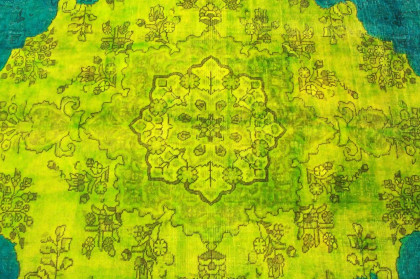 Vintage Rug Green Turquoise in 270x190cm (8 / 11) Vintage Rug Green Turquoise in 270x190cm (8 / 11)