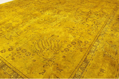 Vintage Rug Curry Gold in 330x280cm (4 / 4)