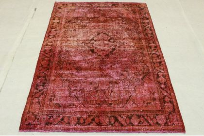 Vintage Teppich Rot in 200x130cm (3 / 11) Vintage Teppich Rot in 200x130cm (3 / 11)