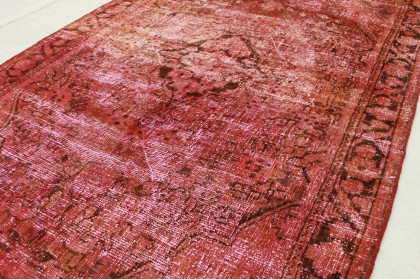 Vintage Teppich Rot in 200x130cm (4 / 4) Vintage Teppich Rot in 200x130cm (4 / 4)