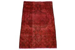 Vintage Teppich Rot in 130x80cm