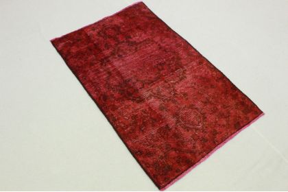Vintage Rug Red in 130x80cm (4 / 11) Vintage Rug Red in 130x80cm (4 / 11)