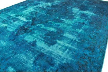 Vintage Teppich Blau in 330x230cm (4 / 4)