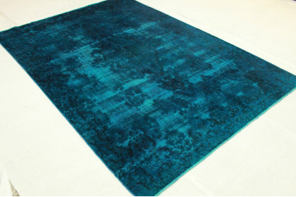 Vintage Teppich Blau in 330x230cm (2 / 4)