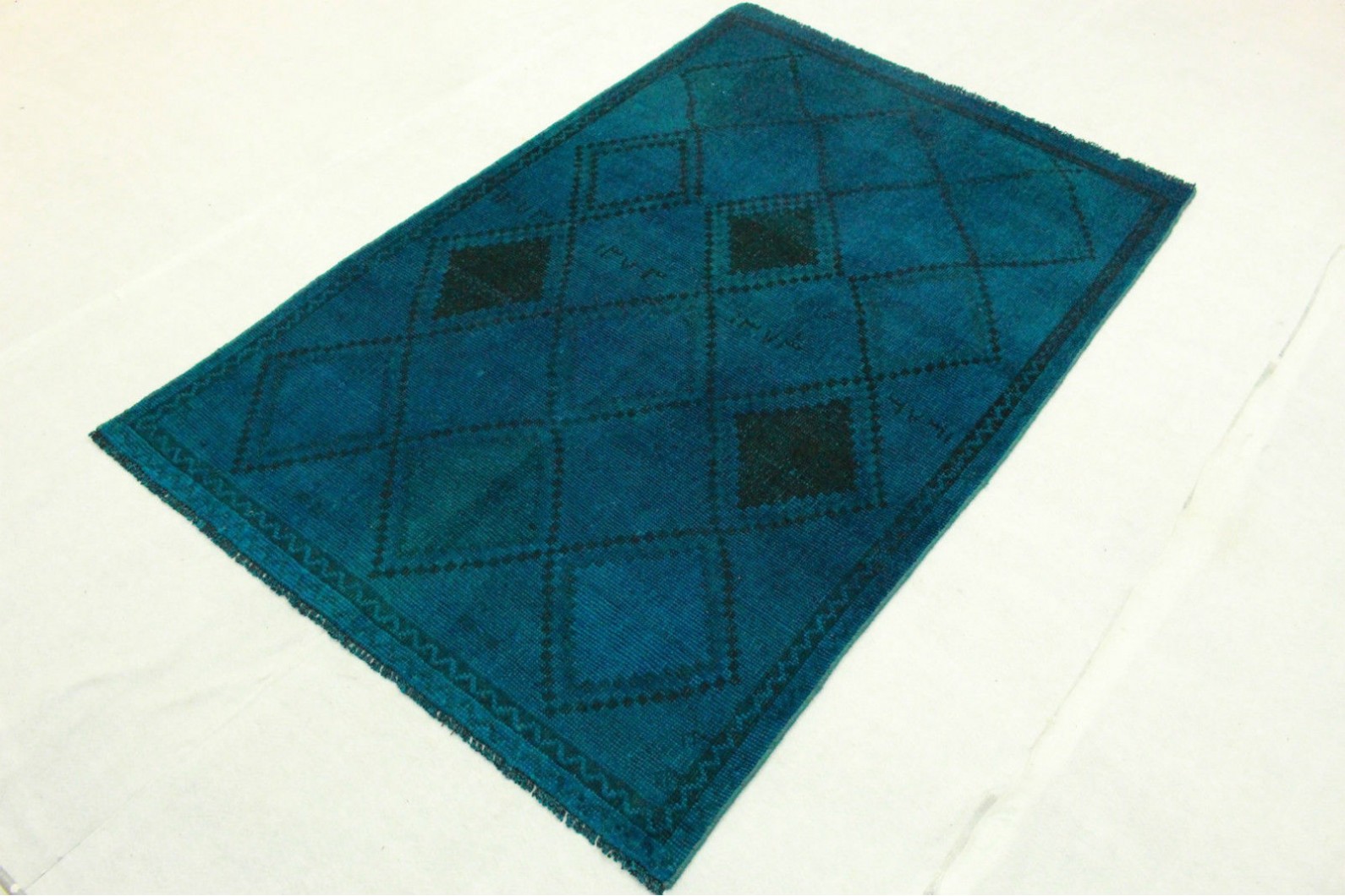 Vintage Teppich Blau in 220x140cm (3 / 5) Vintage Teppich Blau in 220x140cm (3 / 5)
